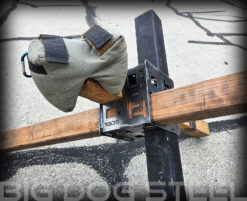 Big Dog Steel Tank Trap, BDS Tank Trap made with fiber laser cut A606, Cor-Ten Weathering Steel