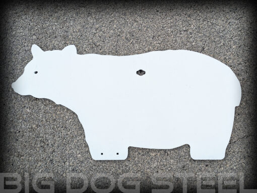 Big Dog Steel AR500 Bear Profile Target