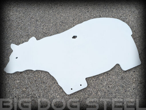 Big Dog Steel AR500 Bear Profile Target