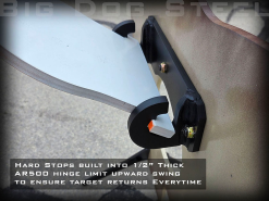 Big Dog Steel AR500 Whitetail Doe Target with Vital Zone