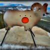 Big Dog Steel AR500 Bighorn Ram Target with Vital Zone