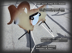 Big Dog Steel AR500 Bighorn Ram Target with Vital Zone